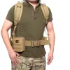 屋外の戦術ウエストバッグ小さな電話ポケットミリタリーウエストパックポーチモル戦術的な応急処置救急医療バッグ