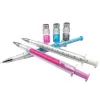 Pennor 60pieces Simulering Vaccin Spruta Gel Pen Kawaii Office Accessories Stationery Realistiska sprutan Formvattenpennor