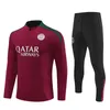 2024 2025 PSGE Sitúrgico Traje de entrenamiento de fútbol 23 24 25 TUTA MAILLOT PPSG JUNTA DE PISTA DE PITA PARIS MBAPPE Men and Kids Kit Soccer Jogging Survetement Chandal