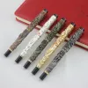 Pennen Het meest complete geschenk Jinhao Luxe Dragon Fountain Pen Vintage 18kgp 0,5 mm Nib -inktpennen voor het schrijven van Stationery Office Supplies