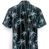 Chemises décontractées pour hommes Vêtements d'été Hawaiian Flower Shirt Coconut Tree Print Back Resort pour hommes Articles