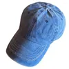 BERETS 여자 남성 여름 빈티지 씻는 염색 된 면화 야구 캐주얼 야외 선 스크린 단색 파동 줄무늬 조절 가능한 아빠 모자