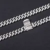 Factory Groothandel Hip Hop Jewelry Mens 6mm 925 Sterling Silver VVS Moissanite Diamond Iced Out Cuban Link Chain Necklace