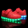 Rozmiar 2537 dziewcząt USB Charger Schoenen Kids Chaussure Enfant Luminous świecą