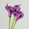 Decorative Flowers Realistic Fake Calla Faux Silk Lily Flower Elegant Artificial Callalily Branch For Home Wedding Party Decor Indoor