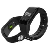 Armband F1 SMART Fitness Armband Vattentät smart band Blodtryck Hjärtfrekvens Monitor Klocka Elektronisk hälso -armband för män