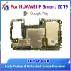 Contrôler la carte mère pour Huawei P Smart 2019, 64 Go Rom, panneau continu déverrouillé d'origine, avec Google Playstore installé