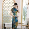 Vintage qipao -jurken voor vrouwen mode casual streetwear vrouw kleding elegante Chinese stijl cheongsam jurk etnische stijl 240420