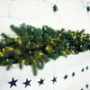 Decoratieve bloemen 10/20 stks kunstmatige dennentakken naald nep planten kerstkrans slinger slinger decoraties voor huis kerstboom ornament diy
