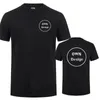 Niestandardowa designa T Shirt Your Men Casual Tees Bawełny krótki rękaw fajne topy dostosowane Tshirt 240420