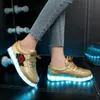 サイズ3442キッズUSBガールズフォーガールズボーイズ女性靴shoes krasovki with backlight light led glowing 240416