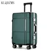 Bagages klqdzms hommes new fashion valise portable muet universal berceau de roue de caractéristique transport de bagages roulants de cabine pour plus jeunes