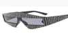 Подиум показывает квадратные g солнцезащитные очки 400 штук блестящей кадры со стразами мужчина женские бокалы дизайнерские оттенки моды L1632790862