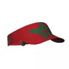 Berets Marokkaanse lege tophoed buiten verstelbaar Visor UV Beach Tennis Caps voor volwassen zonnebrandcrème honkbalpet