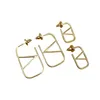 Stud earring designer, custom gift for Valentine's Day Christmas for women, designer jewelry 18K gold earrings,