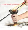 Accessoires Slingsshot Bogenschießschleuder Slingsshot Bow Outdoor Handgelenk Restfreie gebundene allergische Outdoor -Fischereischleuchen Bogen und Pfeil Armbrust