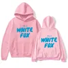 White Foxs Luxury Designer Sweathirt Foxx Женская толстовка для стилиста с длинными рукавами капюшона повседневная ручная толчка.