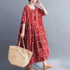 Casual jurken oversized vintage zomerjurk 2024 trendy grafische plaid dames voor vrouwen lange bloemen boho losse vestidos