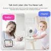 Monitore 2xzoom Babyphonmonitor mit Kamera Wireless Protection Detection Überwachung Nanny Cam Electronic Babyphone Cry Babys Fütterung