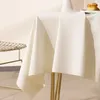 Tafelkleed a76cream-stijl lambskineh vaste kleur tafelkleed atmosferische no-wash oliebestendige waterdichte anti-slip koffietable