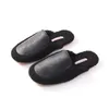 Slippers 2024 Leather Women Autumn And Winter Anti Slip Waterproof Home Women's Shoes Fashion Lambhair Cow House Slides