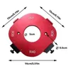 Modelli di jig router raggio in lega di alluminio per incisione della lavorazione del legno