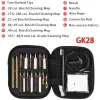 Pacchetti kit di pulizia della caccia con sacca con cerniera spazzola in ottone filo di cotone spazzola multifunzionale set di pulizia del set di manutenzione QG151s