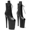 Dance Shoes Auman Ale 23cm/9inches PU Upper Sexy Exotic High Platform Platform Women Boots 081