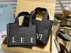 Tote Çanta Tasarımcı Çanta Kadın Çanta Lüks Seti İşlemeli Alışveriş Çantası Çim Dokuma Sebze Sepet Fransız Tarzı Omuz Çantası Crossbody Bag Bag Bag88