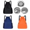 Buitenzakken Drawtring Backpack Casual Daypack Wear Resistent draagbare grote tas voor backpacken voetbaldansbasketbal