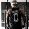 Mesh Patchwork Gym Workout Men tank tops fitness ärmlös skjorta stränger herr kroppsbyggande män sportkläder väst muskel singlet 240420