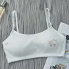 Yoga outfit 8-16 år barn BRAS Young Girls Underwear Teenage Training Women Cotton Söt Brassiere Tubs Tops Girl's Sport