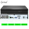 Lyvnal H.265 8CH*5MP 4CH/8CH Network Network Rejestrator wideo Poe NVR 4/8Channel dla HD 5MP/1080P kamera IP PoE 802.3af