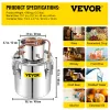 Máquinas vevor 50l lua luar ainda destilador de álcool com bomba de água Stainless Copper Diy Home Brew Etanol Wine Oil Essential Brewing Kit