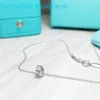 2024 Designer Luxury Brand Jewelry Necklaces Tiktok Funi Sterling Silver S925 Fashion Gear Pendant Minimalist Korean Womens Nut Collar