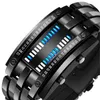 Wristwatches Men And Women Top Class Watch Luxury Design Electronic Display Screen Light Dot Digital Stainless Steel Led Sport