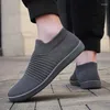 Casual Shoes Lightweight Flat Sneakers Non-Slip Minimalist Walking Plus Size Loafers Wide Barefoot Zapatos Hombre