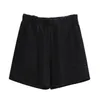 Outumn Winter Winter Size Shorts para mujeres grandes córneros de pierna ancha de pierna ancha