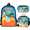 Borse 3pcs mochila vlad niki zaino stampata per ragazzi borse da ragazza borse per bambini motivi bookbag kids school borse pack