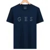 24 boss estate business da gentiluomo t-shirt designer collare alla moda di cotone a maniche corte a maniche corte a maniche corte da uomo lettere stampate da uomo a collo rotondo abbigliamento da uomo casual