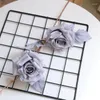 Decorative Flowers Simulated Artificial 2-Head Coated Rose Wedding Hall Home El Living Room Road Guide Flower Arrangement Decoration