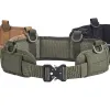 Tillbehör Militär Tactical Belt Men Molle Battle Belt Airsoft Army Combat Police CS Hunting Paintball Padded Midjebälte Set justerbar