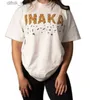 T-shirt pour femmes créatrice de mode INAKA POWERS NOUVEAU COTON SUMBRÉ COLLAR COMPRE COmp du temps 100 Match Mens et T-shirts pour femmes Y240420