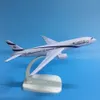 Jason Tutu Plane Model Airplane Israel Boeing B777 Aircraft Model Diecast Metal 1 400 16cm Modèle Airplanes Plane Toy Gift 240417