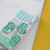 Pens 36 pcs/lot Creative Dinosaur Puzzle Gel Pen Set Cute 0.5mm Black Ink Neutral Pens Promotional Gift Stationery School Supplies