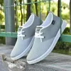 Casual Shoes Spring Autumn For Men Mesh Sneaker Solid Color Sports Male Shoe Running Hard-bärande andningsbara Chaussure Hommes