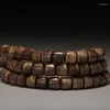 Strand Nha Trang Perles de bois d'agar doux 10 mm Barrel Bracelet Men and Women Material Material Fauked Prayer