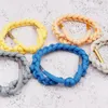 Schoenonderdelen Weioulace mooie handdecoratie 15 kleuren ringvorm sieraden voorkant mode handgemaakte polyester lacets armbanden vast met doos