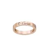 Designer Fashion Carter Signature Anello a diamante singolo Diamuta Rosa Coppia di coppia Adatto a donne con lusso leggero e di alto senso