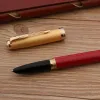 Penne Luxury Metal Jinhao 85 Penna stilografica Proibita Red Spin Classic Stationery Office Forniture Golden Ink Pens Penne
